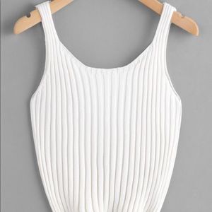 SHEIN ribbed crop top - small NWOT